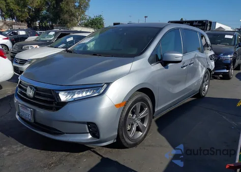 2022 Honda Odyssey Ex from USA, damaged, VIN 5FNRL6H55NB006631